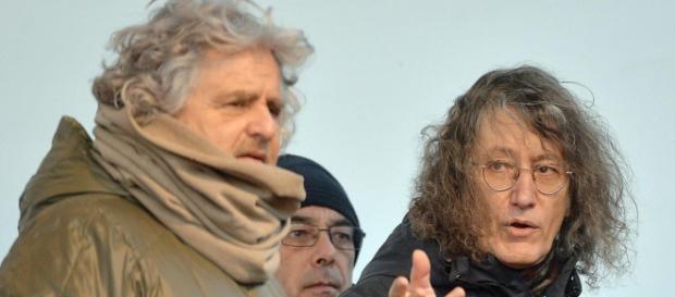 Beppe Grillo e Gianroberto Casaleggio Beppe Grillo e Gianroberto Casaleggio