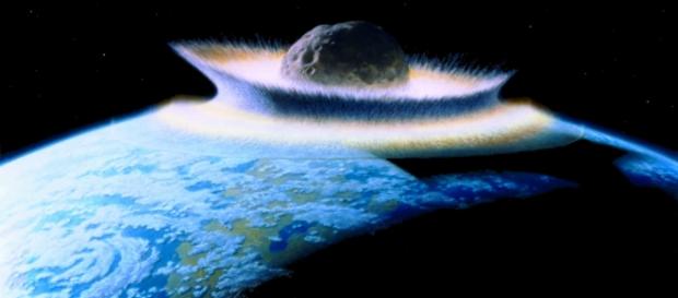 Impactul devastator al unui asteroid cu Pământul Impactul devastator al unui asteroid cu Pământul