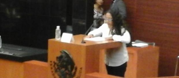 Nadin Reyes Maldonado en el Senado de la República Nadin Reyes Maldonado en el Senado de la República