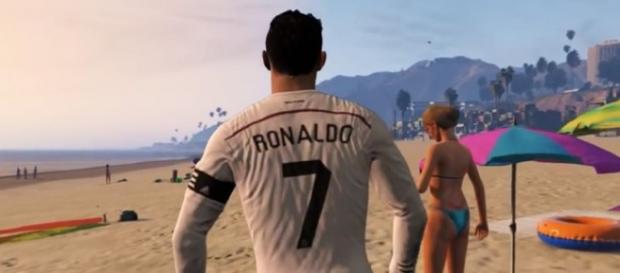 CR7 numa "escapadinha" à praia em GTA V CR7 numa "escapadinha" à praia em GTA V