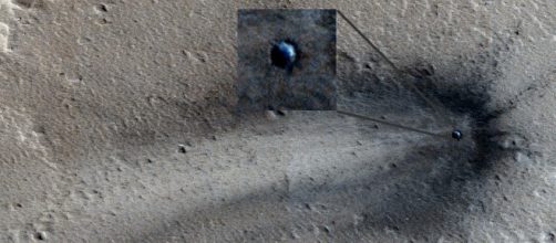 Oggetto precipitato nella pianura Elysium di Marte