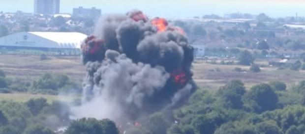 Absturz bei der "Shoreham Air Show", Foto: YouTube Absturz bei der "Shoreham Air Show", Foto: YouTube