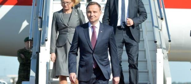 Andrzej Duda podczas wizyty w Estonii. Andrzej Duda podczas wizyty w Estonii.