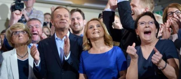 Radość w obozie Platformy Obywatelskiej. Radość w obozie Platformy Obywatelskiej.