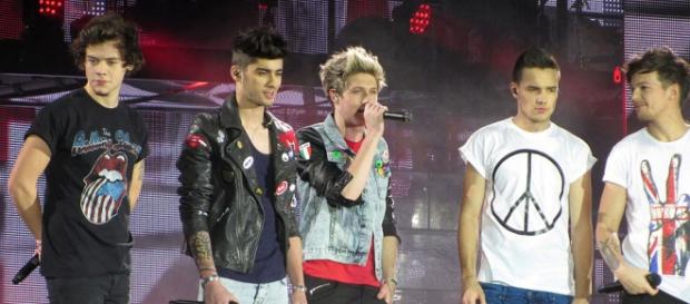 A banda britânica "One Direction" A banda britânica "One Direction"