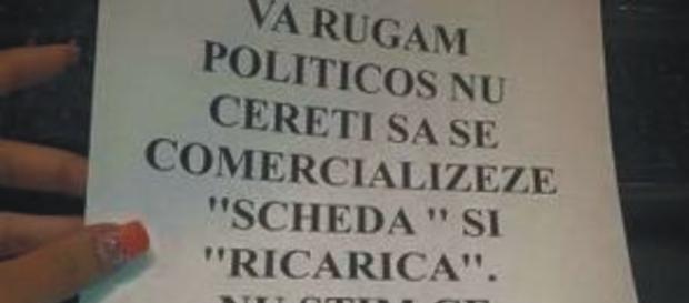 Acesta este mesajul afisat pe usile magazinelor Acesta este mesajul afisat pe usile magazinelor