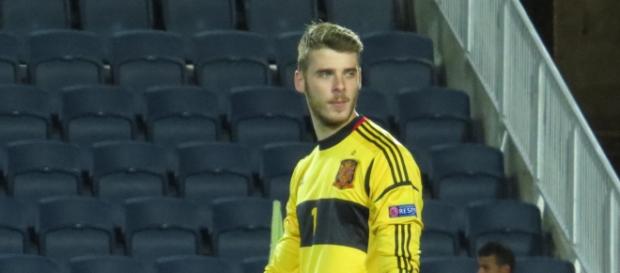 David de Gea en un partido con 'la Roja' David de Gea en un partido con 'la Roja'