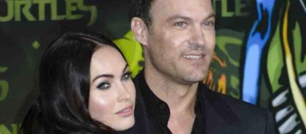 La pareja Megan Fox y Brian Austin Green La pareja Megan Fox y Brian Austin Green