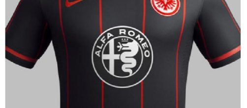 Alfa Romeo sponsor dell'Eintracht di Francoforte.