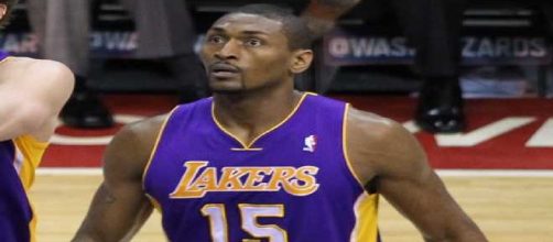 Metta World Peace con la maglia dei Lakers