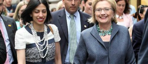 Hillary Clinton con Huma Abedin