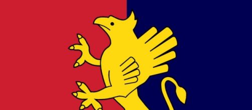 Il Grifone rampante, simbolo del Genoa