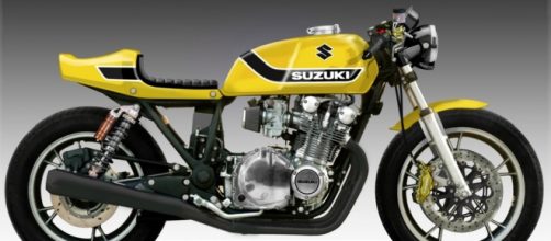 Yellow Weapon. La Suzuki GS 1100 G del 1982 racer.