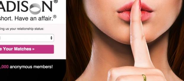 Captura de la página web de Ashley Madison Captura de la página web de Ashley Madison