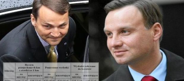 Duda i Sikorski mają na sumieniu tzw. kilometrówki Duda i Sikorski mają na sumieniu tzw. kilometrówki