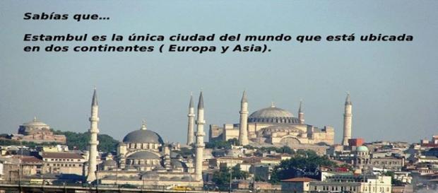 Estambul es la unica ciudad en dos continentes Estambul es la unica ciudad en dos continentes
