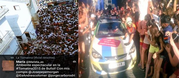 La Tomatina reunió a más de 45,000 personas La Tomatina reunió a más de 45,000 personas