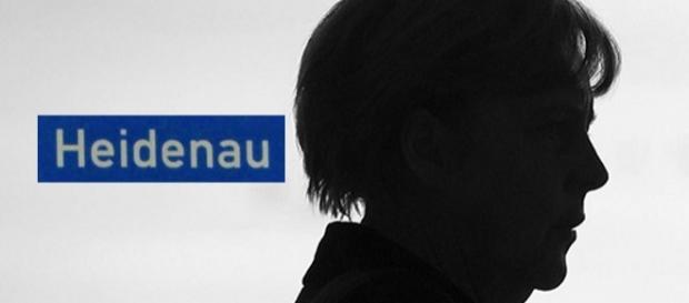 Nicht willkommen in Heidenau: Kanzlerin Merkel Nicht willkommen in Heidenau: Kanzlerin Merkel