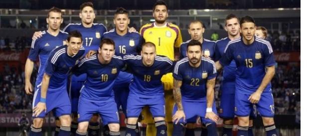 Selección Argentina vestida de azul Selección Argentina vestida de azul