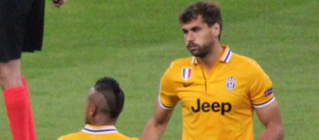 Imagen de Llorente con la camiseta de la Juve Imagen de Llorente con la camiseta de la Juve