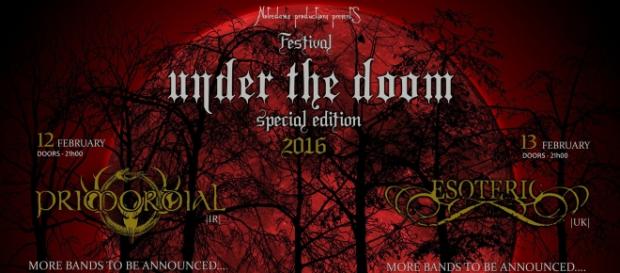 Cartaz do Under The Doom de 2016 Cartaz do Under The Doom de 2016