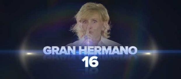 Logo con Mercedes Milá de Gran Hermano 16 Logo con Mercedes Milá de Gran Hermano 16
