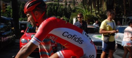 Nacer Bouhanni, un'altra caduta alla Vuelta Espana