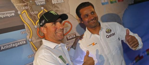 Al Attiyah y Peterhansel vencedores del Dakar Al Attiyah y Peterhansel vencedores del Dakar