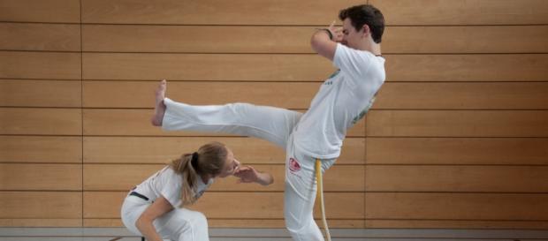 Beim Capoeira ist Konzentration gefragt. Beim Capoeira ist Konzentration gefragt.