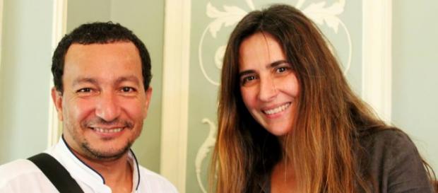 Mohamed M. Hammú e Helena Osório por Joel Snitram. Mohamed M. Hammú e Helena Osório por Joel Snitram.