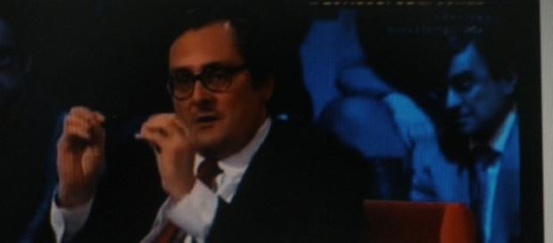 Paco Marhuenda en LSN y el autor del artículo. Paco Marhuenda en LSN y el autor del artículo.