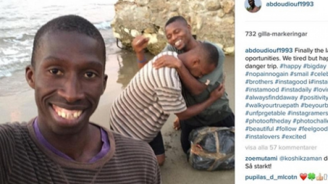 Hagi Toure sportivo profugo per spot