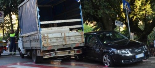 Il camion guidato dal tunisino ubriaco