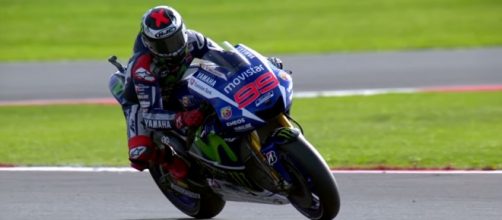 Jorge Lorenzo (Yamaha) a Silverstone