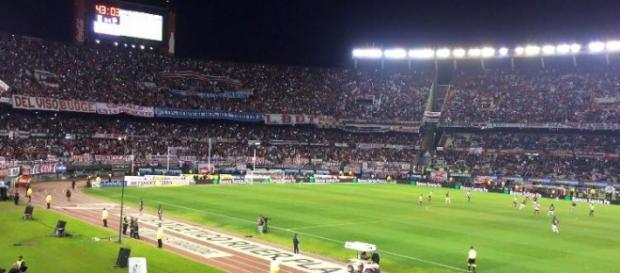 El estadio Monumental colmado de hinchas. El estadio Monumental colmado de hinchas.