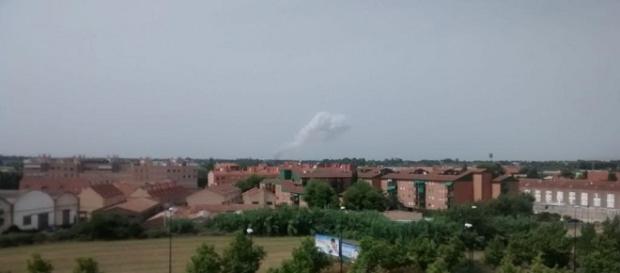 Explosión en una pirotecnia de Zaragoza Explosión en una pirotecnia de Zaragoza