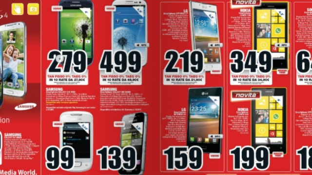 Una pagina del volantino MediaWorld