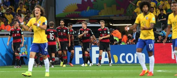 Alemanha aplicou 7x1 no Brasil na Copa de 2014 Alemanha aplicou 7x1 no Brasil na Copa de 2014