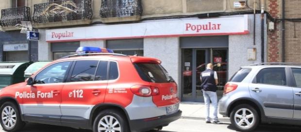 La sucursal del Banco Popular que ha sido atracada La sucursal del Banco Popular que ha sido atracada