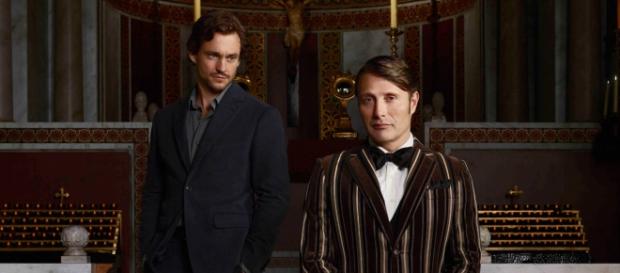 Thomas Harris y Mads Mikkelsen Thomas Harris y Mads Mikkelsen