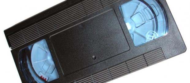 Una tipica videocassetta anni '80 Una tipica videocassetta anni '80