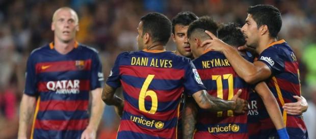 El Barsa derrotó a la Roma con comodidad El Barsa derrotó a la Roma con comodidad