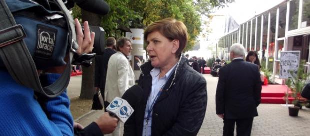 Kandydatka PiS na premiera Beata Szydło. Kandydatka PiS na premiera Beata Szydło.