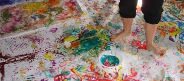 Sesión grupal de Arte-terapia. Sesión grupal de Arte-terapia.