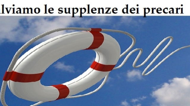 Il salvataggio delle supplenze 2015/2016