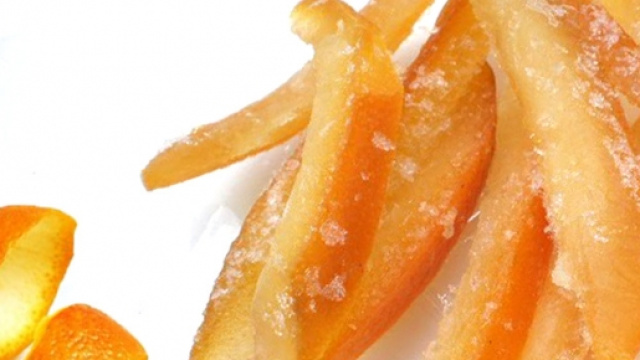 Le scorzette d'arancia candita