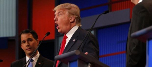 Donald Trump dezlănțuit pe scena din Cleveland Donald Trump dezlănțuit pe scena din Cleveland
