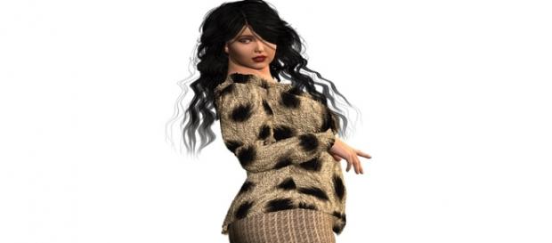 Imagen de una modelo de talla grande Imagen de una modelo de talla grande