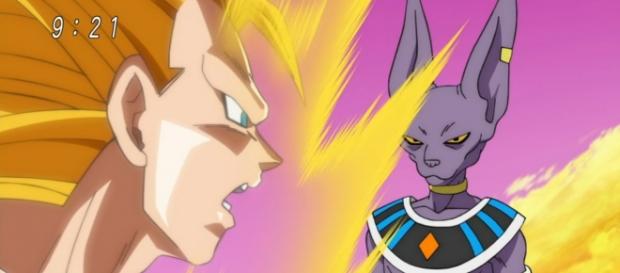 Goku sorprendido por el inmenso poder de Bills Goku sorprendido por el inmenso poder de Bills