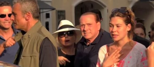 Berlusconi e la figlia Marina in vacanza
